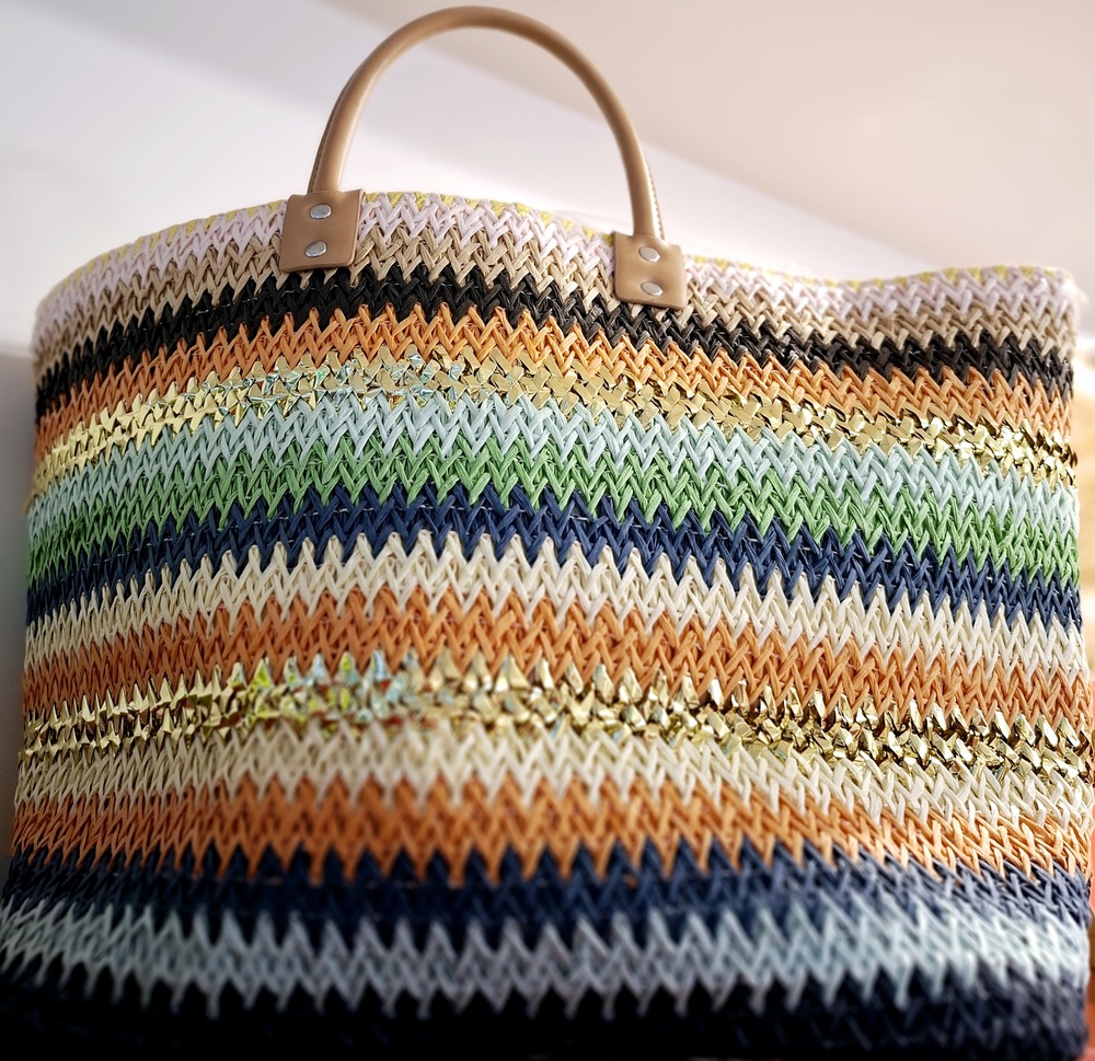 ΤΣΑΝΤΑ ΨΑΘΙΝΗ ΠΟΛΥΧΡΩΜΗ