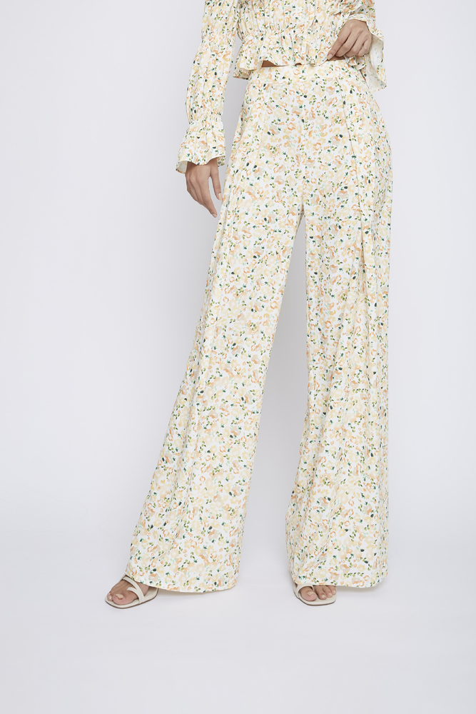 Παντελόνα με floral print