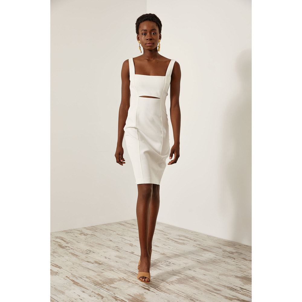 Pencil φόρεμα με άνοιγμα